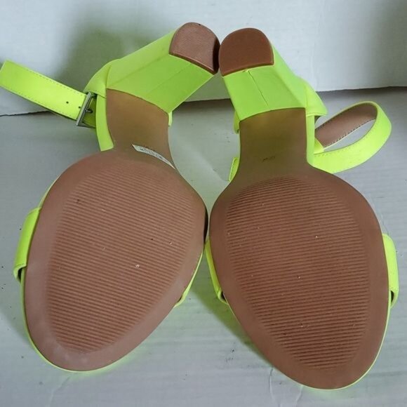 Torrid Neon Heels Pumps Shoes Sandals Ankle Strap Tapered Heel Women's WOMANS 12 - Picture 12 of 16